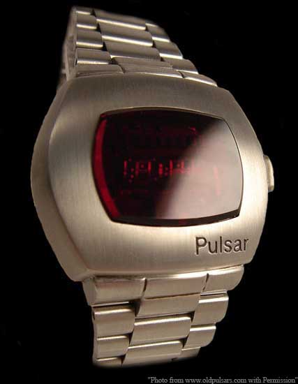 James Bond Hamilton Pulsar P2 2900 LED digital watch