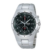 Seiko men's stainless steel chronograph watch