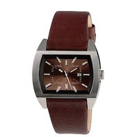 Diesel Men's Brown Leather Strap Watch