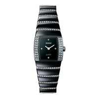 Rado Sintra Jubilee ladies' black diamond-set bracelet watch