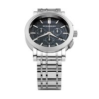 Burberry men's stainless steel chronograph watch