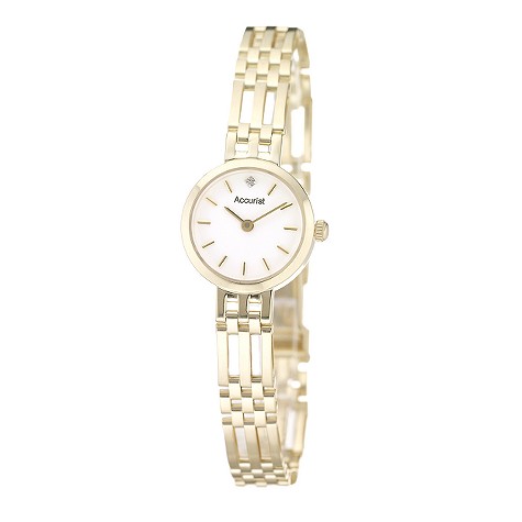 Accurist ladies' 9ct gold bracelet watch