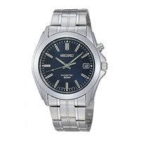 Seiko Kinetic men's stainless steel bracelet watch