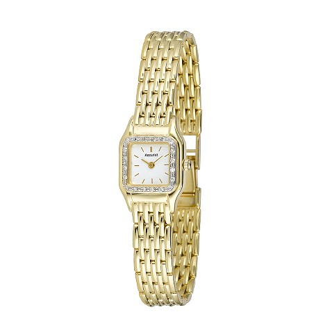 Accurist ladies’ 9ct gold diamond watch