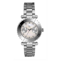 Gc ladies' mother of pearl diamond-set watch - 34mm dial